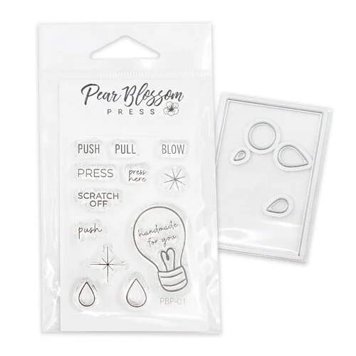 Pear Blossom Press - Die and Clear Photopolymer Stamp Set