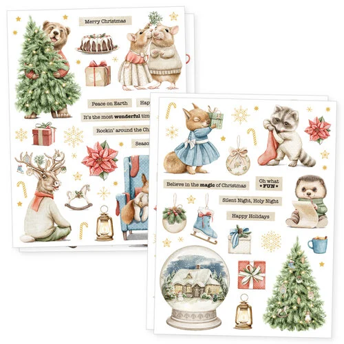 Scrapbook.com - Christmas Animals Bundle - Rub-On Transfers - 6x8 - 4 Sheets 1 Scrapbook.com - Christmas Animals Bundle - Rub-On Transfers - 6x8 - 4 Sheets