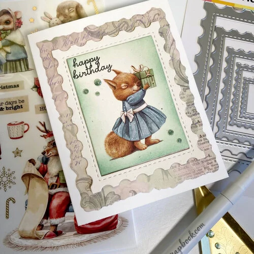 Scrapbook.com - Christmas Animals Bundle - Rub-On Transfers - 6x8 - 4 Sheets 15 Scrapbook.com - Christmas Animals Bundle - Rub-On Transfers - 6x8 - 4 Sheets