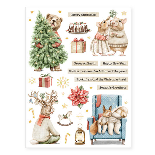 Scrapbook.com - Christmas Animals Bundle - Rub-On Transfers - 6x8 - 4 Sheets 2 Scrapbook.com - Christmas Animals Bundle - Rub-On Transfers - 6x8 - 4 Sheets