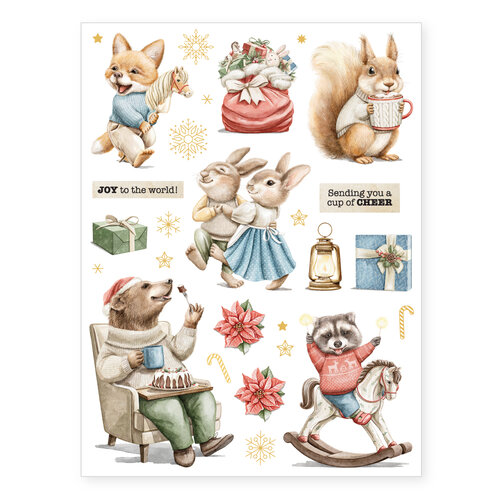 Scrapbook.com - Christmas Animals Bundle - Rub-On Transfers - 6x8 - 4 Sheets 3 Scrapbook.com - Christmas Animals Bundle - Rub-On Transfers - 6x8 - 4 Sheets