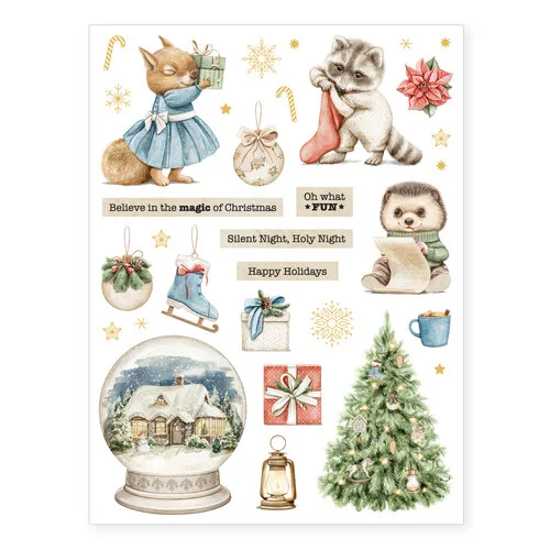 Scrapbook.com - Christmas Animals Bundle - Rub-On Transfers - 6x8 - 4 Sheets 5 Scrapbook.com - Christmas Animals Bundle - Rub-On Transfers - 6x8 - 4 Sheets