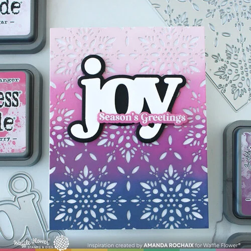 Waffle Flower Crafts - Craft Dies - Frosty Panel