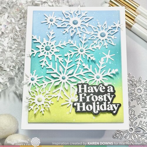 Waffle Flower Crafts - Craft Dies - Snowflake Cluster 3 Waffle Flower Crafts - Craft Dies - Snowflake Cluster
