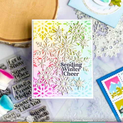 Waffle Flower Crafts - Craft Dies - Snowflake Cluster 4 Waffle Flower Crafts - Craft Dies - Snowflake Cluster