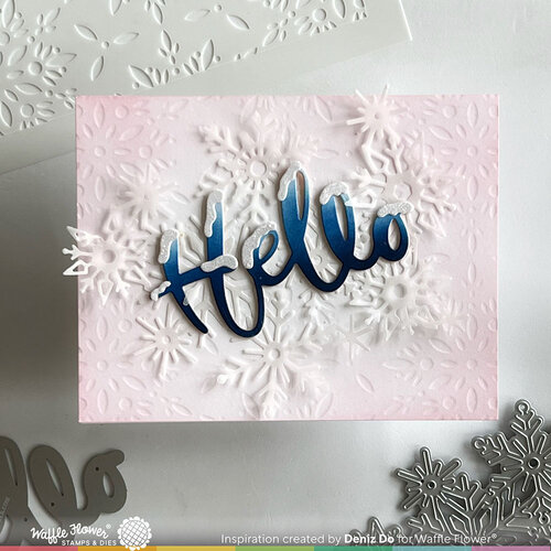 Waffle Flower Crafts - Craft Dies - Snowflake Cluster 5 Waffle Flower Crafts - Craft Dies - Snowflake Cluster