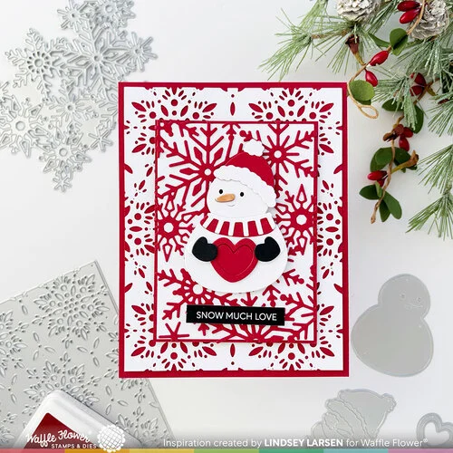 Waffle Flower Crafts - Craft Dies - Snowflake Cluster 6 Waffle Flower Crafts - Craft Dies - Snowflake Cluster