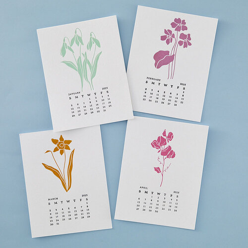 Spellbinders - BetterPress Collection - Press Plates - Florals Through The Year - Full Year Bundle 2 Spellbinders - BetterPress Collection - Press Plates - Florals Through The Year - Full Year Bundle