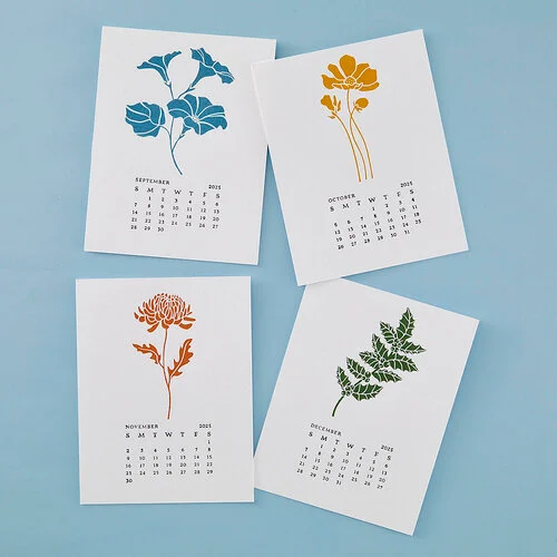 Spellbinders - BetterPress Collection - Press Plates - Florals Through The Year - Full Year Bundle 4 Spellbinders - BetterPress Collection - Press Plates - Florals Through The Year - Full Year Bundle