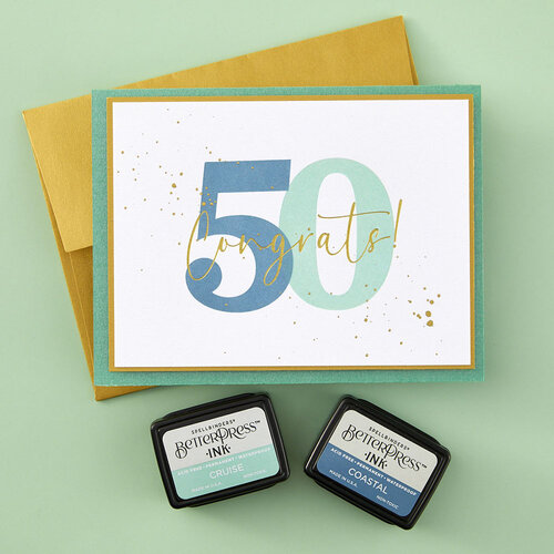 Spellbinders - BetterPress Collection - Press Plates - Bold Color Mix Numbers 5 Spellbinders - BetterPress Collection - Press Plates - Bold Color Mix Numbers