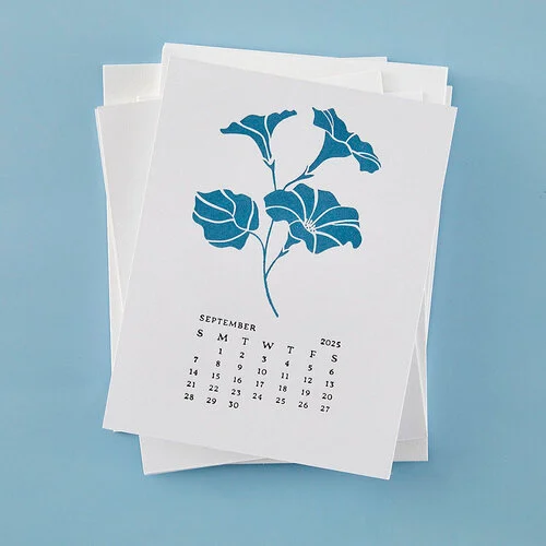 Spellbinders - BetterPress Collection - Press Plates - Florals Through The Year - September - Morning Glory