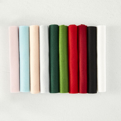 Spellbinders - Merino Wool Collection - Felt Sheets - Holiday
