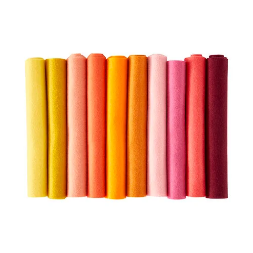 Spellbinders - Merino Wool Collection - Felt Sheets - Warm 1 Spellbinders - Merino Wool Collection - Felt Sheets - Warm