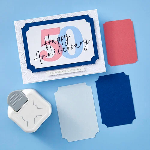 Spellbinders - Tools - 3-in-1 Notched Corner Punch 1 Spellbinders - Tools - 3-in-1 Notched Corner Punch