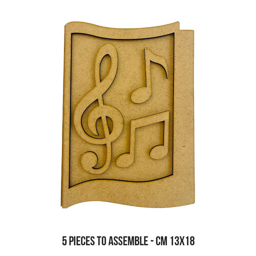 Stamperia - Music Collection - Craft Shapes - Notes 2 Stamperia - Music Collection - Craft Shapes - Notes