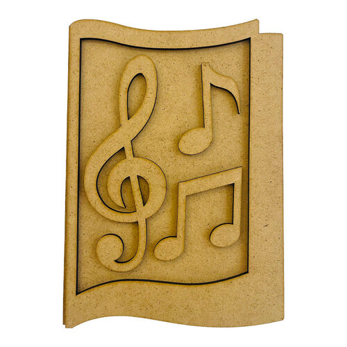 Stamperia - Music Collection - Craft Shapes - Notes 3 Stamperia - Music Collection - Craft Shapes - Notes