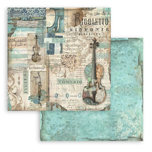Stamperia - Music Collection - 8 x 8 Paper Pad