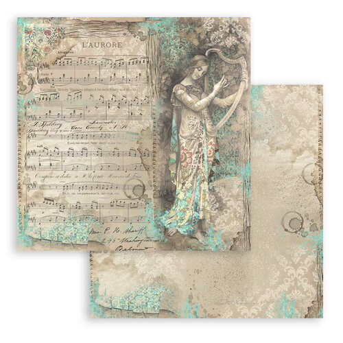 Stamperia - Music Collection - 8 x 8 Paper Pad