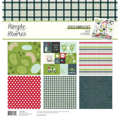 Simple Stories - Golf Collection - 12 x 12 Collection Kit