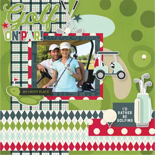 Simple Stories - Golf Collection - 12 x 12 Collection Kit