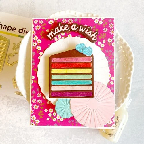 Scrapbook.com - Decorative Die Set - Birthday Wish