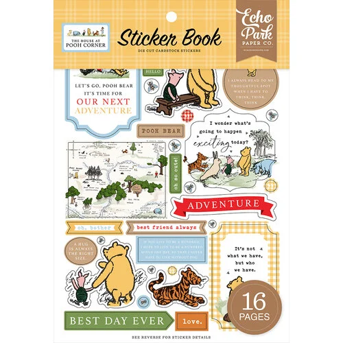Echo Park - The House At Pooh Corner Collection - Sticker Book 1 Echo Park - The House At Pooh Corner Collection - Sticker Book