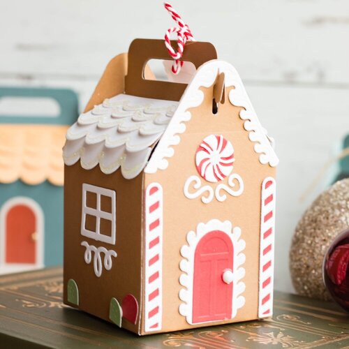 Scrapbook.com - Decorative Die Set - House Treat Box with Gingerbread Add-On Bundle 9 Scrapbook.com - Decorative Die Set - House Treat Box with Gingerbread Add-On Bundle