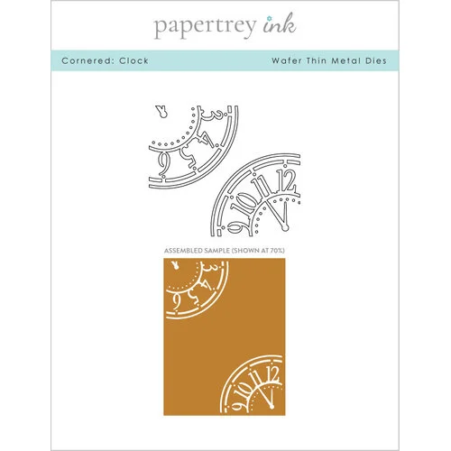 Papertrey Ink - Metal Dies - Cornered - Clock