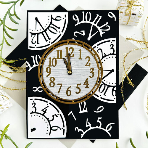 Papertrey Ink - Metal Dies - Cornered - Clock