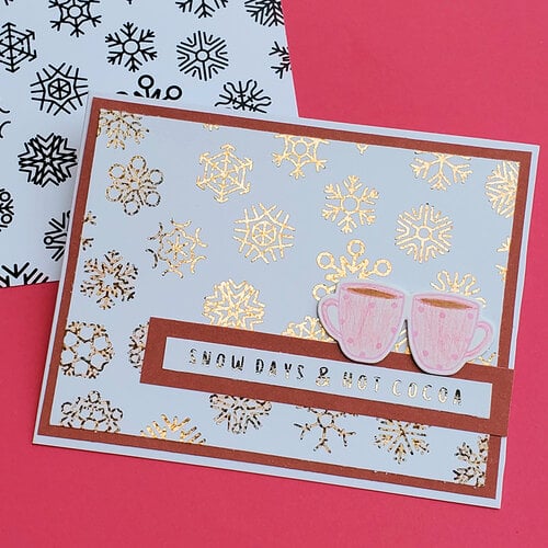 Therm O Web - iCraft - Deco Foil - Toner Card Fronts - Winter Sparkle 7 Therm O Web - iCraft - Deco Foil - Toner Card Fronts - Winter Sparkle