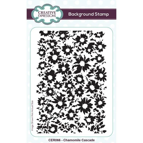 Creative Expressions - Pre-Cut Rubber Stamps - Chamomile Cascade