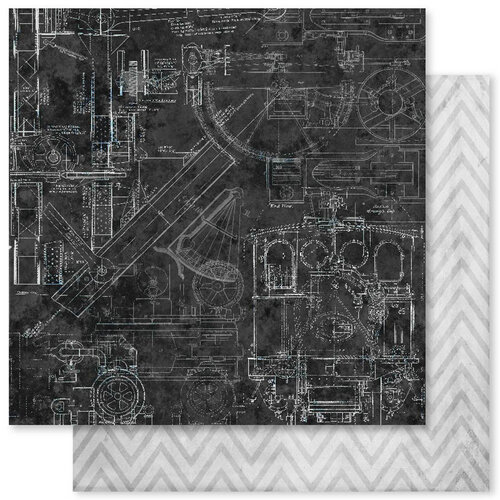 Paper Rose - 12 x 12 Collection Pack - Blueprints