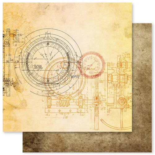 Paper Rose - 12 x 12 Collection Pack - Blueprints