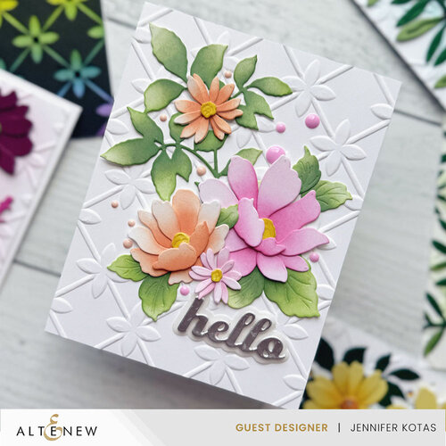 Altenew - Embossing Folder - 3D - Petal Palooza 4 Altenew - Embossing Folder - 3D - Petal Palooza