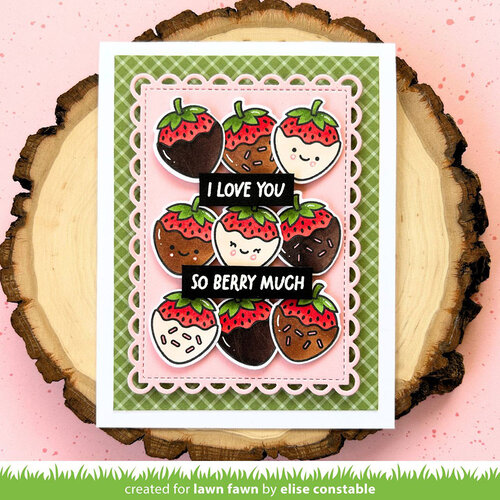 Lawn Fawn - Lawn Cuts - Dies - Lacy Rectangle Stackables