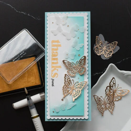 Scrapbook.com - Clear Photopolymer Stamp Set - Cards For Kindness Bundle