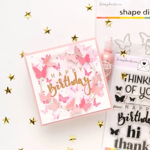 Scrapbook.com - Clear Photopolymer Stamp Set - Cards For Kindness Bundle