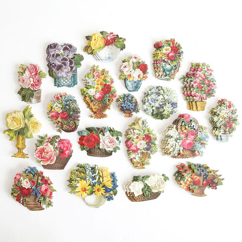 Anna Griffin - Stickers - Flower Pot