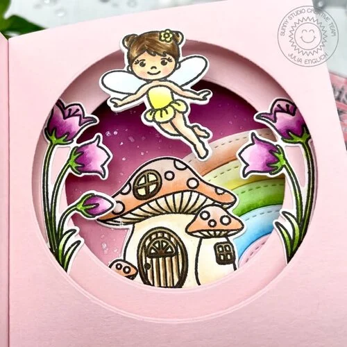 Sunny Studio Stamps - Sunny Snippets - Craft Dies - Small Stitched Circle 3 Sunny Studio Stamps - Sunny Snippets - Craft Dies - Small Stitched Circle