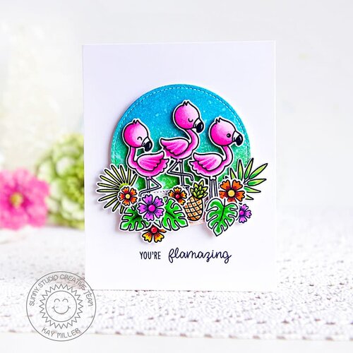 Sunny Studio Stamps - Sunny Snippets - Craft Dies - Small Stitched Circle 5 Sunny Studio Stamps - Sunny Snippets - Craft Dies - Small Stitched Circle