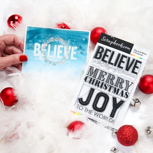 Scrapbook.com - Clear Photopolymer Stamp Set - Big and Bold Christmas 9 Scrapbook.com - Clear Photopolymer Stamp Set - Big and Bold Christmas