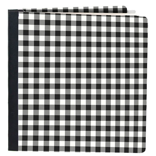 Simple Stories - SNAP Studio Flipbook Collection - 6 x 8 Flipbook - Black Buffalo Check