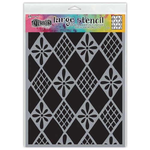 Ranger Ink - Dylusions Stencils - Large - Diamond Are Forever 1 Ranger Ink - Dylusions Stencils - Large - Diamond Are Forever