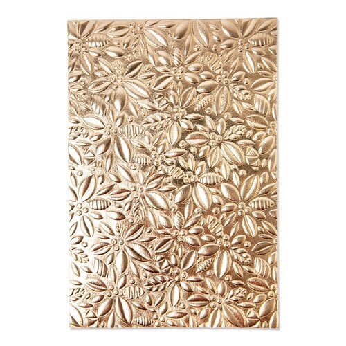 Sizzix - 3D Textured Impressions - Embossing Folder - Holly