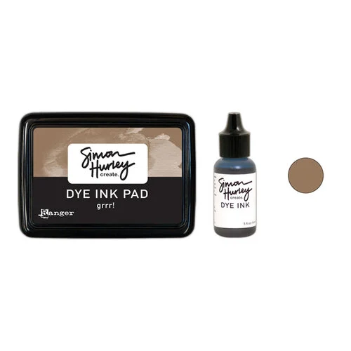 Ranger Ink - Simon Hurley - Dye Ink Pad and Reinker - Grrr 1 Ranger Ink - Simon Hurley - Dye Ink Pad and Reinker - Grrr