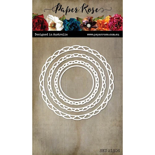 Paper Rose - Dies - Scallop Lace Circle 1 Paper Rose - Dies - Scallop Lace Circle