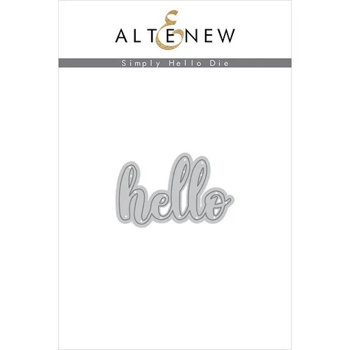 Altenew - Dies - Simply Hello 1 Altenew - Dies - Simply Hello