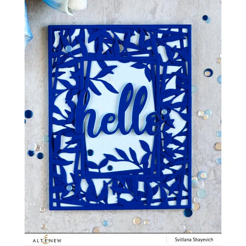 Altenew - Dies - Simply Hello 2 Altenew - Dies - Simply Hello