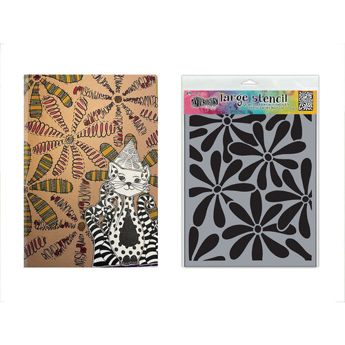 Ranger Ink - Dylusions Stencils - Large - Tropics