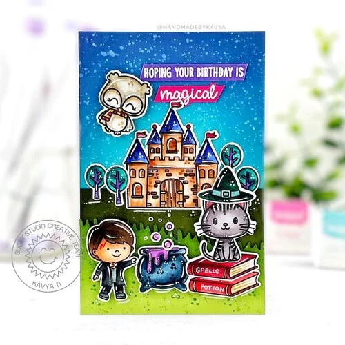 Sunny Studio Stamps - Halloween - Sunny Snippets - Craft Dies - Bewitching